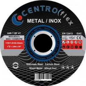 Vágókorong fémre INOX 115x1,0