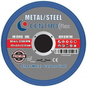 Tisztítókorong fémre 125x 6,4 PREMIUM