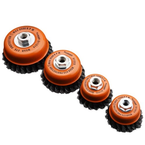 Fazékkefe sodrott 75/M14 mm