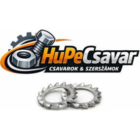 Külsőfogazott alátét M18