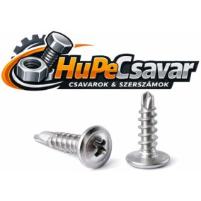 Lapos önfúró lemezcsavar nagyfejű (opel) 4,8x25